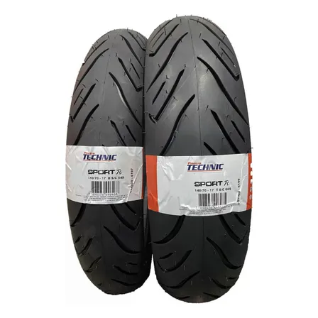 Pneu 110/70-17 + 140/70-17 Sport Technic Fazer Mt Cb