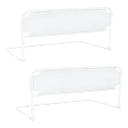 Kit 02 Grade De Cama Normal E Box Bebê E Idoso Altura 54cm Cor Branco