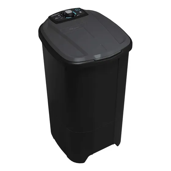 Tanquinho de Lavar Roupa 10kg Newmaq Semiautomática Preto