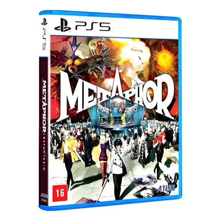 Jogo Ps5 Metaphor Refantazio Rpg Mídia Física E