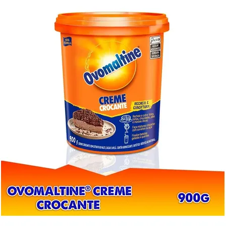 Creme Crocante de Ovomaltine 900g para Avelã