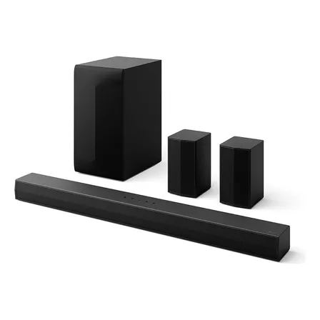LG Soundbar S60tr 440w Rms, 5.1 Canais, Bluetooth 5.3, Dol Preto 120 Hz
