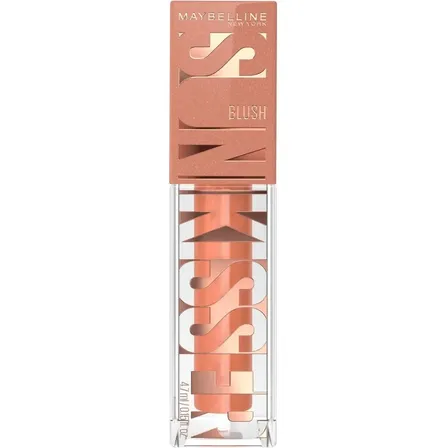 Blush Líquido Com Efeito Luminoso Natural, Fácil Aplicação, Longa Duração 12h, Cor 03 Sol Search, Sunkisser Maybelline NY, 4,7ml