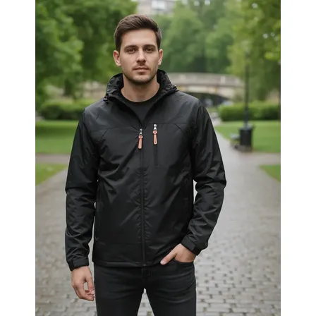 Jaqueta Masculina Impermeável Corta Vento Sport Com Capuz