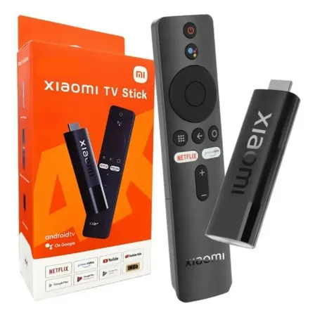 Aparelho Smart Tv Xiaomi Mi Tv Box Stick Chromecast E Google Cor Preto Tipo De Controle Remoto De Voz 8gb