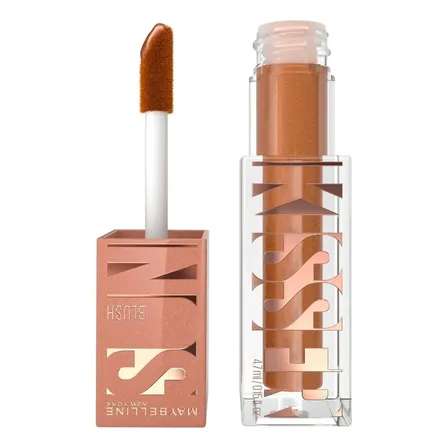 Blush Líquido Acabamento Glow Electric Bronze Sunkisser Maybelline 4.7ml