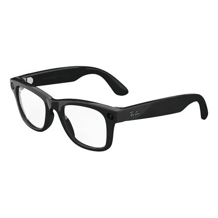 Óculos Inteligentes Meta Rayban Wayfarer Preto Transparente