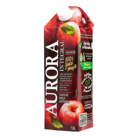 Suco De Maçã Aurora Integral 1,5 L