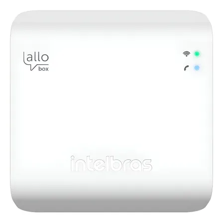 Interface Wi-fi App Allo Box Para Vídeo Porteiro Intelbras Branco 127/220v