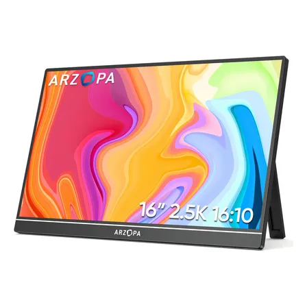 Monitor Portátil Arzopa Z1rc 16 2.5k Qhd Ips 60hz Usbc Hdmi Preto