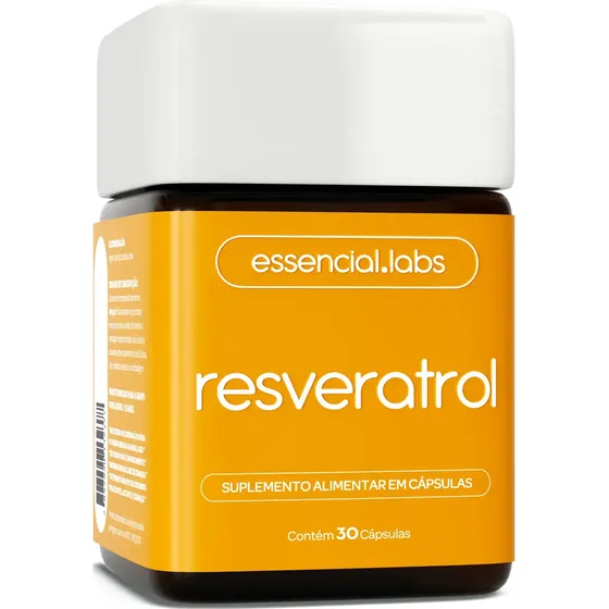 RESVERATROL 100% PURO - Fórmula Exclusiva com Máxima Concentração e Biodisponibilidade - 30 Doses
