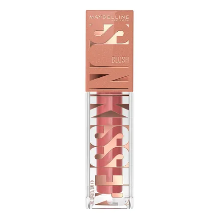 Blush Líquido Multifuncional com Vitamina E, Efeito Glow Natural, Fácil Aplicação, Longa Duração 12h, Cor City Sizzle, Sunkisser Maybelline NY, 4,7ml