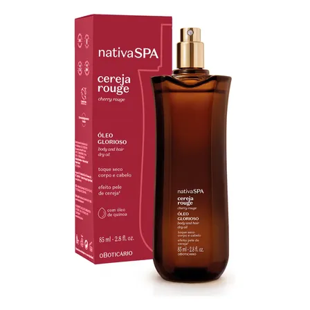 O Boticário Nativa Spa Cereja Rouge Óleo Multifuncional 85ml