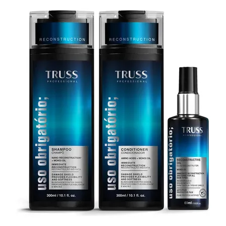 Kit Truss Uso Obrigatório Reconstruction Oil (3 Produtos)