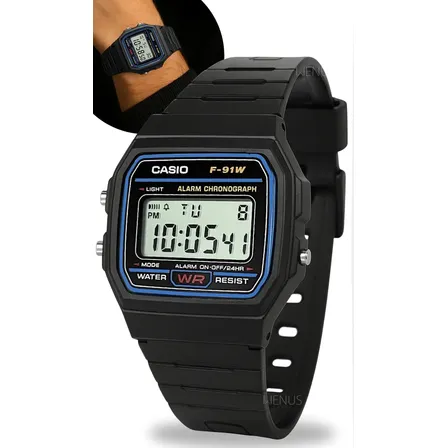 Relógio Masculino Pulso Moderno Estiloso StreetWear Correia Preto Bisel preto
