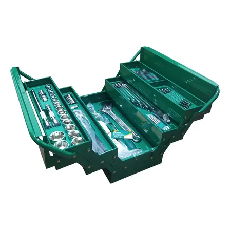Caixa De Ferramenta Completa 70pç Estriado Sata St95104a70 Cor Verde