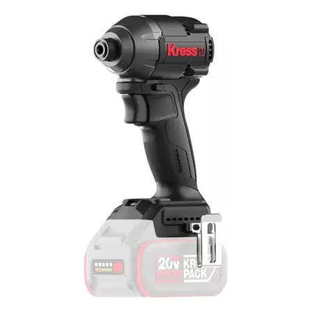 Parafusadeira 1/4 Impacto 20v Kub61.9 Brushless - Kress Cor Preto Frequência 18