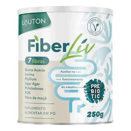 Fiberliv 7 Fibras - 250g Sem Sabor - Lauton Nutrition
