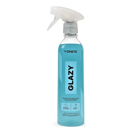 Limpa Vidros Glazy 4 Em 1 Redutor Atrito e Risco Vonixx 500mL