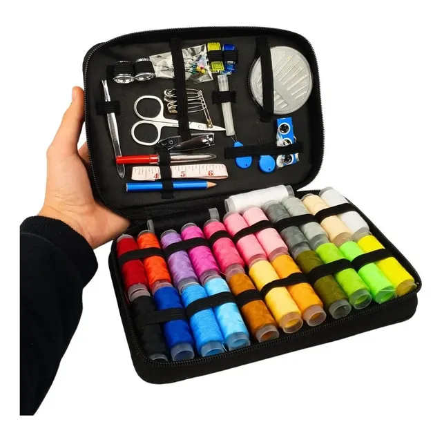 Kit De Costura E Linhas C/ 96 Peças - Completo - Nybc