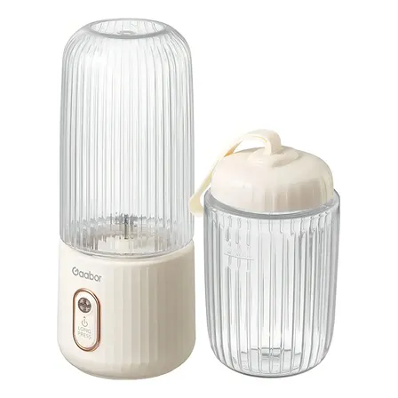 Liquidificador Pocket Gaabor Portátil 350ml+280ml Usb Bivolt Cor Branco