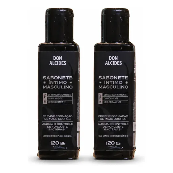 Kit 2 Sabonetes Íntimo Masculino Don Alcides