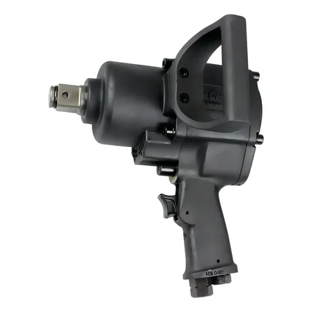 Parafusadeira De Impacto Pneumática Com Eixo De 1 Pol Preto