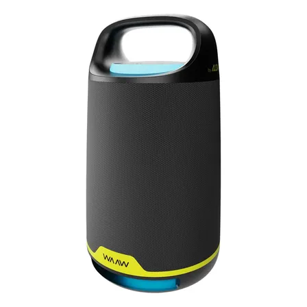 Caixa De Som Bluetooth Sem Fio Boombox Waaw By Alok Boom 200 80w Rms Preto 127/220v