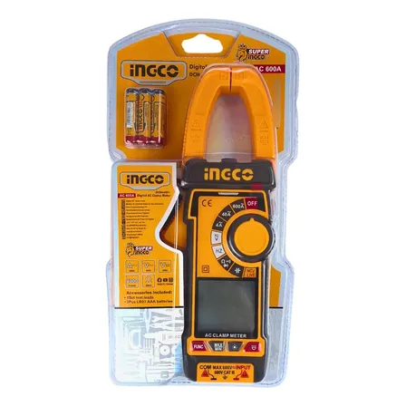 Alicate Amperimetro Digital True-rms 4000 Cont 600a / 600v