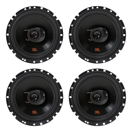 Kit 4 Falantes 6 Polegadas Jbl 6trfx55 Triaxial 220w 4 Ohms Cor Preto