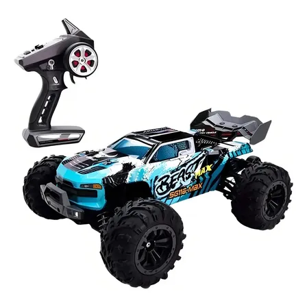 Carrinho Rc 4x4 Off-road 70-80 Km/h Brushless Cor Verde-claro Personagem Beast Max
