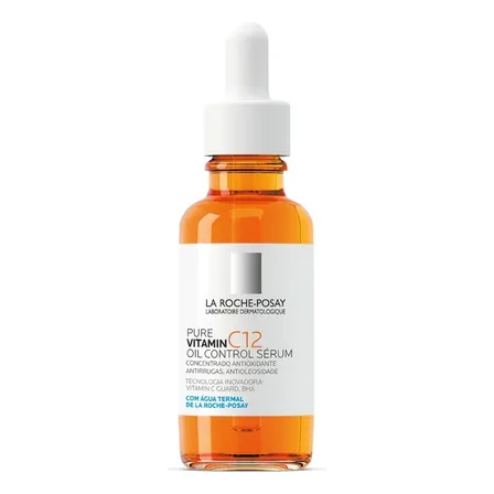 Sérum Antirrugas Vitamin C12 Oil Control 30ml La Roche-posay Oleosa Dia/noite