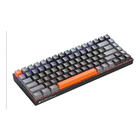 Teclado Mecânico Machenike K500 B84 Red Switch Dark Grey Cor De Teclado Cinza/preto Idioma Inglês