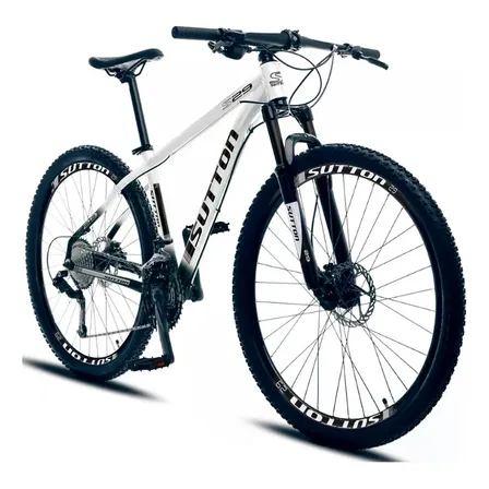 Bicicleta Sutton Husty Aro 29 27v Shimano Hidráulico Altus Cor Branco/preto Tamanho Do Quadro 19