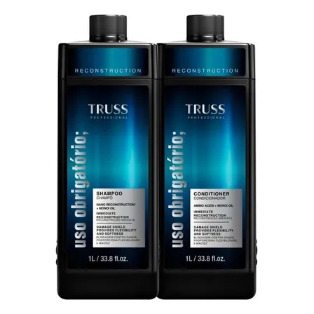 Kit Truss Uso Obrigatório Shampoo 1000ml + Cond 1000ml