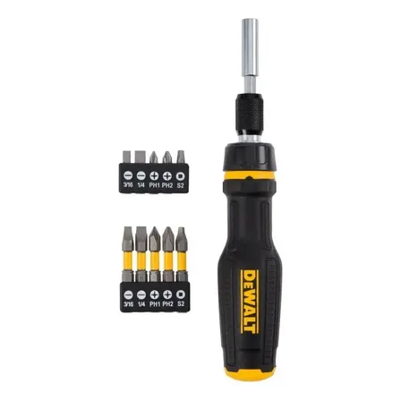 Chave De Fenda Telescópica Multibits Dewalt Maxfit, Pacote Com 10