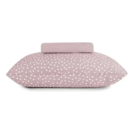 Jogo De Cama Solteiro Altenburg Malha Fio Penteado 2 Peças Rosa Bits