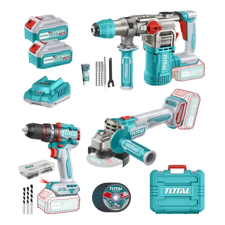 Kit de ferramentas elétricas Total TOSLI241183 25 peças