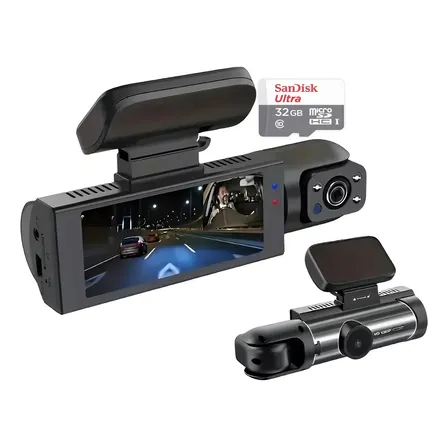 Câmera Veicular V9 Automotivo Gravador Uber/taxi Cartão 32gb