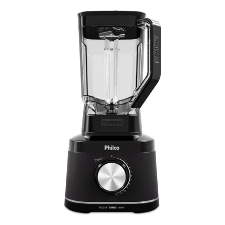 Liquidificador Philco 1500w 3,1l 12 Velocidades Com 6 Lâminas Plq15a Preto 220v