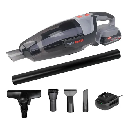 Aspirador De Pó Sem Fio Portátil Super Tork 110w De Mão 2em1 Bateria 20 Cinza 18v