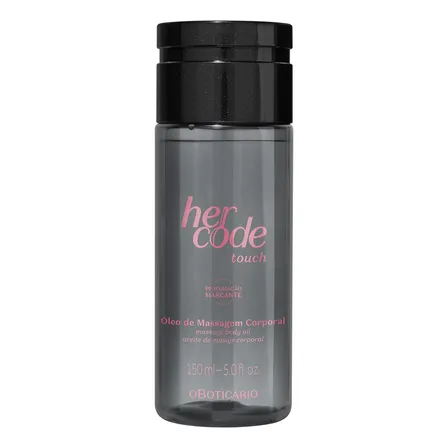 O Boticário Her Code Touch Óleo Massagem Corporal 150ml Neutra
