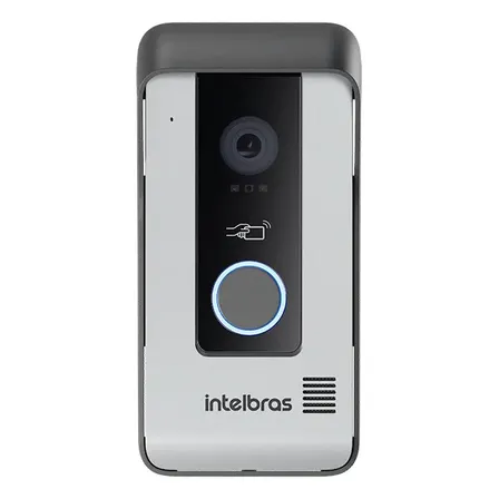 Modulo Externo P/ Videoporteiro Wi-fi Ip Mvw 7000 Me Intelbras Prateado/preto 127/220v