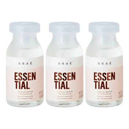 Braé Essential Kit 3 Ampolas 13ml