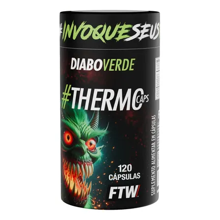 Thermocaps 120 Cápsulas Diabo Verde - Ftw Sem Sabor