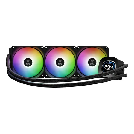Water Cooler Gamdias Aura GL 360 Digital com ARGB e Display Integrado