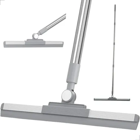 Rodo Vassoura Mágica De Silicone 51 Cm Cabo De 160cm Flytex