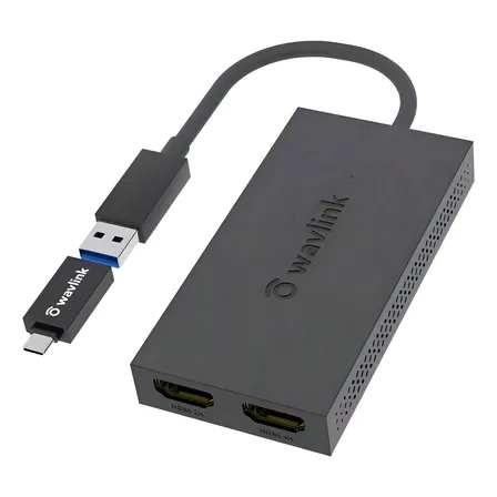 Wavlink Adaptador Displaylink Hdmi 1x2 4k 2k Para Macbook M1