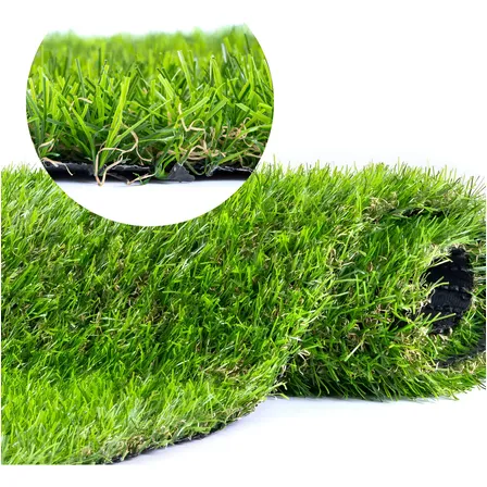 Grama Sintética 30mm Semelhante Natural Bicolor Soft - 6m2 Cor Verde