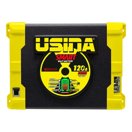 Fonte Carregador Automotivo Usina Bat Meter 120a 12v Cor Preto